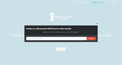Desktop Screenshot of banusson.com
